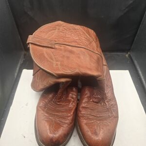 Men's Rustic Brown‎ Leather Cowboy Boots